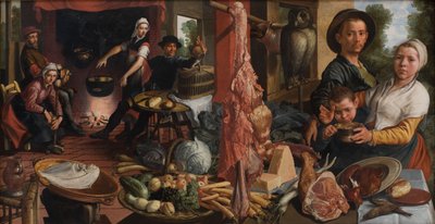 Die fette Küche. Voluptas Carnis von Pieter Aertsen